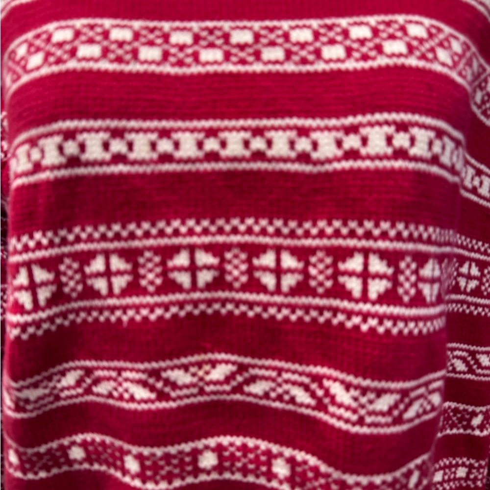 Vintage Gap Red and White Sweater - Picture 2 of 9
